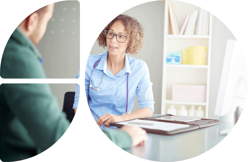 Arzt-Patienten-Gespräch 